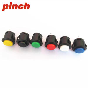 Interruptor de Botón Pulsador R13-507 de 16mm, Auto-rearmable, de Encaje a Presión, 1NO, Terminal de Tornillo, IP40, Plástico - Product Image 3