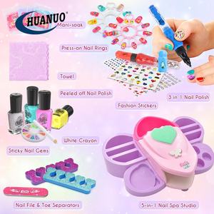 Kit <span class=keywords><strong>de</strong></span> <span class=keywords><strong>manucure</strong></span> pour filles, studio <span class=keywords><strong>de</strong></span> <span class=keywords><strong>manucure</strong></span>, cadeau <span class=keywords><strong>de</strong></span> fête, 5 en 1, ensemble ultime <span class=keywords><strong>de</strong></span> salon <span class=keywords><strong>de</strong></span> <span class=keywords><strong>manucure</strong></span> pour enfants, vernis à ongles - Product Image 5