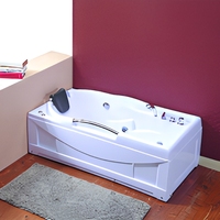 Vente en gros de baignoire intérieure portable moderne pour 1 personne petit coin de massage tourbillon avec contrôleur pneumatique pour salle de bain