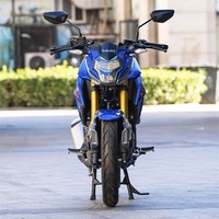 Nouveau modèle de moto Haojue HJ125T-21 Street Bike, moteur à injection électronique (EFI) de type IV, pour homme, à essence, pour trajets quotidiens, vitesse maximale de 100 km/h