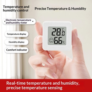 Digitales Mini-Temperatur- und Feuchtigkeitsmessgerät mit hoher Präzision für den Innenbereich, ideal für Babyzimmer. - Product Image 3