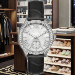 <span class=keywords><strong>Reloj</strong></span> <span class=keywords><strong>de</strong></span> Lujo <span class=keywords><strong>para</strong></span> Mujer Z 359 con Correa <span class=keywords><strong>de</strong></span> Cuero, Esfera <span class=keywords><strong>de</strong></span> Cristal, Movimiento SEIKO, Diseño Único en Oro Rosa, Resistente al Agua, Cuarzo - Product Image 3