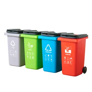 Plastic Mini Desktop Wheelie Bin