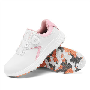 Nouvelles chaussures de <span class=keywords><strong>golf</strong></span> transfrontalières pour hommes et femmes, imperméables, à bouton rotatif, modèle T6630, en caoutchouc, pour couple, décontractées et sportives - Product Image 2