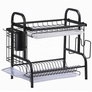 Produit chaud populaire Table Top Vidange Bol Rack Mettre Vaisselle Cuisine Plat Rack De Stockage Accessoires De Cuisine En Métal Pliable 500pcs - Product Image 2