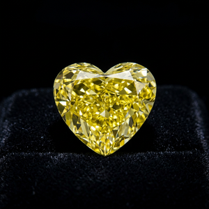 Diamant VS1 Jaune Taille Cœur, Couleur Fantaisie, Cultivé en Laboratoire, Certifié IGI, Taille Brillant pour la Fabrication de Bijoux par AURA LUXURIA - Product Image 5