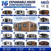 Casa Contenedor Prefabricada, Móvil, Moderna, Expandible y Espaciosa de 20, 30 y 40 Pies, Solución Completa para Proyectos, con Baño