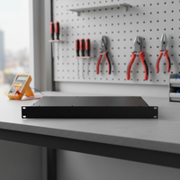 Boîtier de contrôle pour rack 1U 19 pouces, IP55, boîtier de serveur en tôle métallique sur mesure