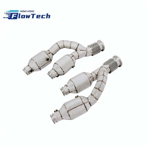 Ensemble de tuyaux d'échappement en acier inoxydable T304/T309 pour Lamborghini Revuelto 6.5L V12 LB744 avec bouclier thermique - Product Image 2