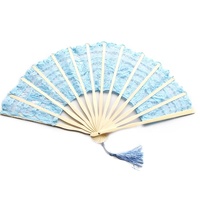 Éventail à main de grande taille magnifique et de haute qualité, léger, en dentelle, éventails à main chinois vintage pliables