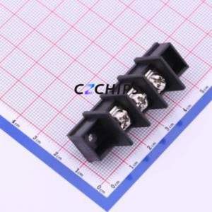 WJ45C-A-9.5-3P Barrier Terminal Block Through hole Component (THT),P=9.5mm Connector Two Sides 9.5mm 1x3P Straight Pin - Product Image 1