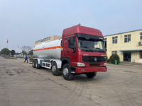 Camion citerne GPL Sinotruk HOWO 8x4 35CBM avec distributeur et débitmètre, norme Euro 4, 251-350 ch