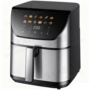 High Dual Basket Digital Color Touch Control <strong>Air</strong> Fryer Stainless Steel Multifunctional Household Electric Cooking Easy <strong>Air</strong> <strong>Fry</strong> - Product Image 2