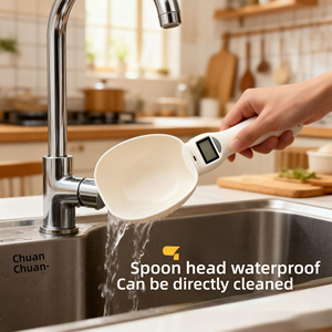 Cuchara Medidora Digital de 800g, Báscula Portátil de Mano para Cocina, Cuchara para Pesar Alimentos para Mascotas con Pantalla LCD - Product Image 6