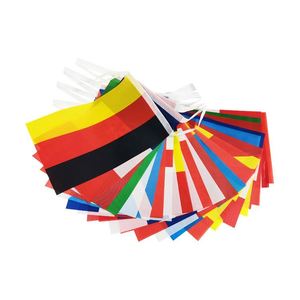 Mini-drapeaux personnalisés 14x21cm en polyester imperméable, bannière à main pour les matchs de football, soutien des équipes nationales, logo personnalisé - Product Image 6