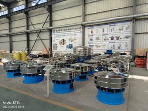 Thép không gỉ công nghiệp Vòng rung sifter thuốc lá bột sàng máy sắn bột rung tách màn hình - Product Image 4