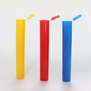 Tube à fumer de haute qualité 90mm 98mm 109mm 116mm 120mm Tubes en plastique CR avec couvercle à ouverture facile Tubes en plastique résistants aux enfants avec couvercle à ouverture par poussée - Product Image 2