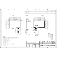 Modul LCD TFT 4,3 Inci 480*272 Dengan Layar Sentuh Kapasitif MCU/RGB/MIPI TFT LCD 300 Nits Modul Layar Sentuh