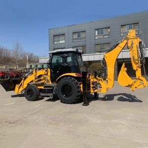 TOSH Fabricante Integrado 4x4 Back Hoe Loader Excavadora CE EPA Certificado Retroexcavadora - Product Image 2