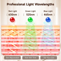Masque de luminothérapie LED pour le visage et le cou EYCO Silicone 415NM 850NM 630NM