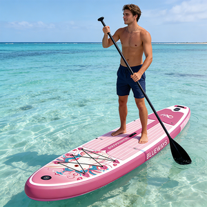 Tabla de SUP Inflable Rosa con Diseño de Conejo, Fabricada en China, Tabla de Paddle Surf Resistente para Mujeres - Product Image 5