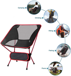 Silla Portátil Tipo Luna, Ligera, Plegable, Asiento Extendido, Ultraligera, Desmontable, para Oficina y Hogar, con Bolsa de Transporte - Product Image 3
