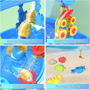 Set da Giardino per Bambini con Tavolo Interattivo per Giochi Estivi in Spiaggia e Attività Fai-da-Te Genitore-Figlio - Product Image 6