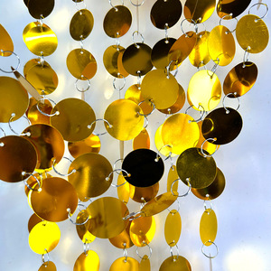 Guirnalda de Lentejuelas de 1m, Cortina de Lentejuelas Dobles de 3+5cm, Decoración Multicolor <span class=keywords><strong>para</strong></span> Bodas, <span class=keywords><strong>Cumpleaños</strong></span> y Cabinas de Fotos <span class=keywords><strong>para</strong></span> Fiestas - Product Image 5