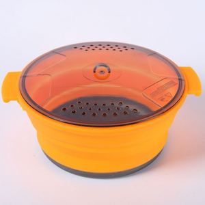 Food-grade Silicone Foldable Compact <b>Kettle</b>-portable for <b>Camping</b> and Outdoor Use, Suitable for Open Flames - Product Image 1