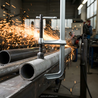 Pince en T robuste réglable avec mesures en pouces pour le travail des métaux, pinces à tuyaux, construction en fer forgé