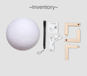 <span class=keywords><strong>Altavoz</strong></span> LED 3D Moon Light, luz nocturna, Control remoto y táctil Lámpara <span class=keywords><strong>de</strong></span> <span class=keywords><strong>lava</strong></span> Moon Night Light Regalos para niñas Niños Mujeres - Product Image 3