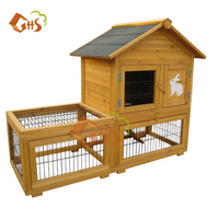 Cage d'élevage de lapins en bois pour l'extérieur