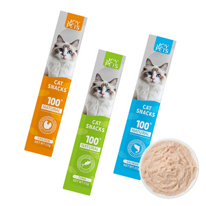 Vente en gros usine : Aliments humides pour chats de haute qualité avec service après-vente, friandises humides pour chats, snacks et friandises à lécher pour chats - Product Image 1