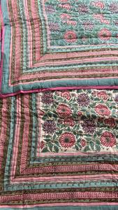 ผ้านวมคอตตอน Kantha แบบปะต่อสไตล์วินเทจผ้าห่มผ้าฝ้าย Kantha ผ้าห่มนุ่มใช้ได้ทั้งสองด้านสำหรับโรงแรม - Product Image 6