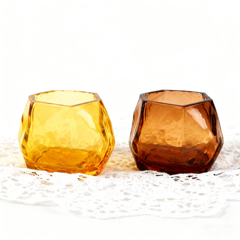 Vintage Inspired Stained Glass Pattern Candle