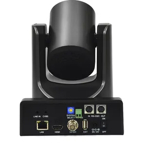 Câmera ótica de zoom ótico ndi 1080p 20x, câmera para eventos ao vivo, igreja, esportes, transmissão telemediina, câmera de vídeo para conferência