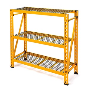 Shelving 4 Tier Shelving Storage Racks Heavy Duty Steel Warehouse Shelves Supermarket Garage Racking