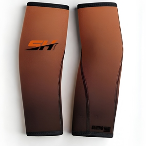 Manchons de protection pour coudes unisexes à effet dégradé, confortables, ajustables, en néoprène à texture lisse - Product Image 1