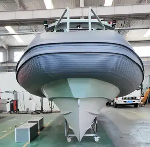 Oceaan Nieuw Ontwerp 36ft Hypalon/Pvc Rib1150 Cruiser Aluminium Stijve Romp Opblaasbare Boot Officieel Schip