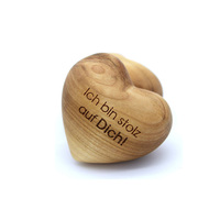 Plaque en bois personnalisée en forme de cœur avec gravure laser pour cadeau de couple, souvenir de mariage, décoration de la maison, jouet
