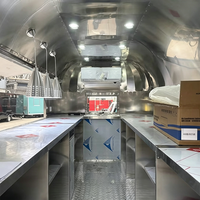 Camion de restauration multifonction en fibre de verre le mieux noté, restaurant mobile pour döner, remorque à hot-dogs avec friteuse, certifié UKCA, pour la vente de bonbons