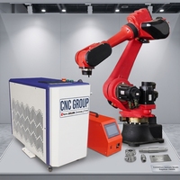 Robot de soudage industriel multi-processus intégré à 6 axes, machine de soudage laser MIG automatique, équipement de haute précision