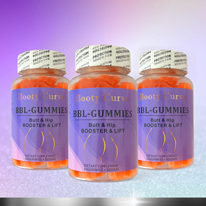 เยลลี่เพิ่มก้นหมี BBL เสริมก้นก้นแบบมังสวิรัติกำหนดเองโลโก้สมุนไพรธรรมชาติ - Product Image 5