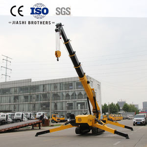 חדש 5t טלסקופי בום חשמלי הידראולי העכביש נייד 5t להרים 65 מ 'גובה גובה הרמה אלחוטית שלט רחוק - Product Image 2