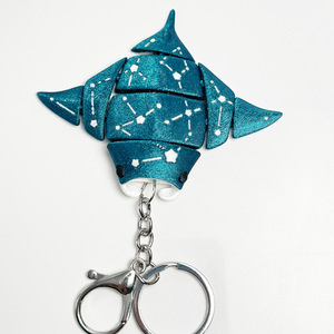 Juguete Promocional, Regalo, Modelo de Juguete Impreso en 3D Multicolor, Adorno de Tiburón Estrellado, Llavero con Modelo de Simulación - Product Image 5