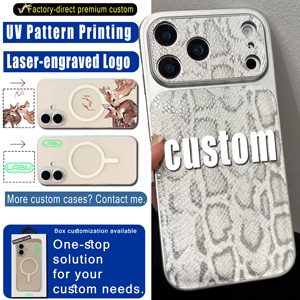 Housse <span class=keywords><strong>de</strong></span> téléphone personnalisée en cuir PU antichoc <span class=keywords><strong>de</strong></span> luxe pour iPhone - Product Image 1