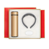 Coffret Cadeau Promotionnel, Coffret Cadeau Massage du Cou avec Carnet, Coffret Cadeau d'Affaires de Luxe avec Logo Personnalisé