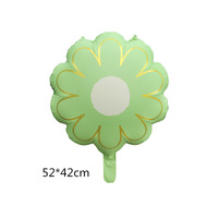 Balon Film Aluminium Daisy Elegan Baru, Properti Fotografi, Balon Bunga Telur, Balon Bunga Matahari, Balon Daisy Kecil, Grosir