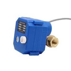 Mini-vanne à bille électrique DN8 en laiton, commande manuelle, 5V 12V 24V 220V, vanne de vidange de qualité alimentaire, solénoïde, matériau en cuivre - Product Image 3