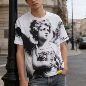 T-shirts avec logo graphique personnalisé 'AWFUL' et 'Cool', nouvelle impression numérique 2021, 240 grammes, style Hip Hop, Milk Shreds, Cool, pour homme et garçon, motifs 'COUGH' et 'SYRUP' - Product Image 6